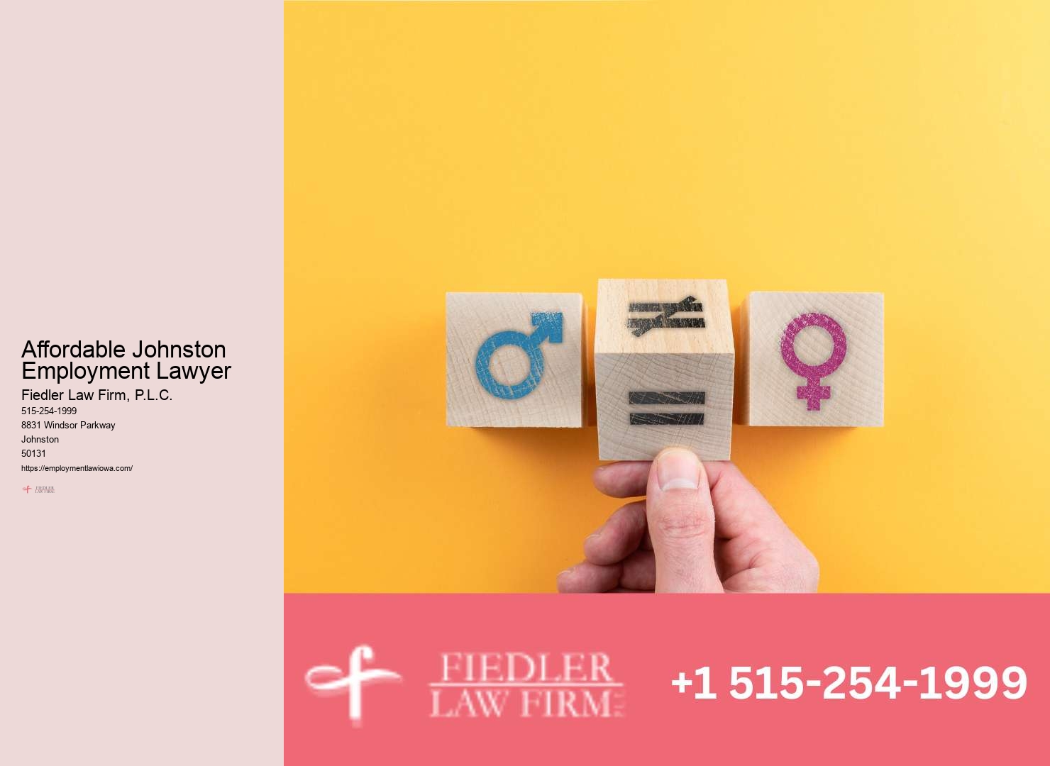 Employment Lawyer Johnston counseling