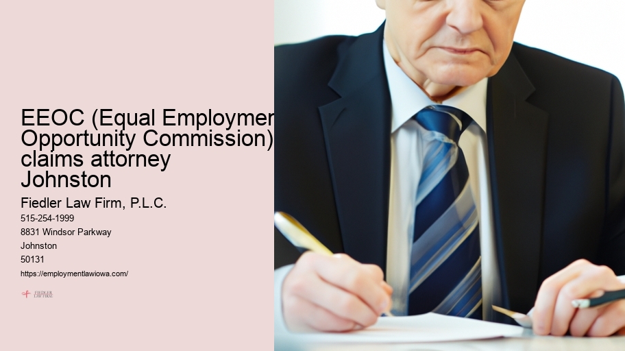 EEOC (Equal Employment Opportunity Commission) claims attorney Johnston