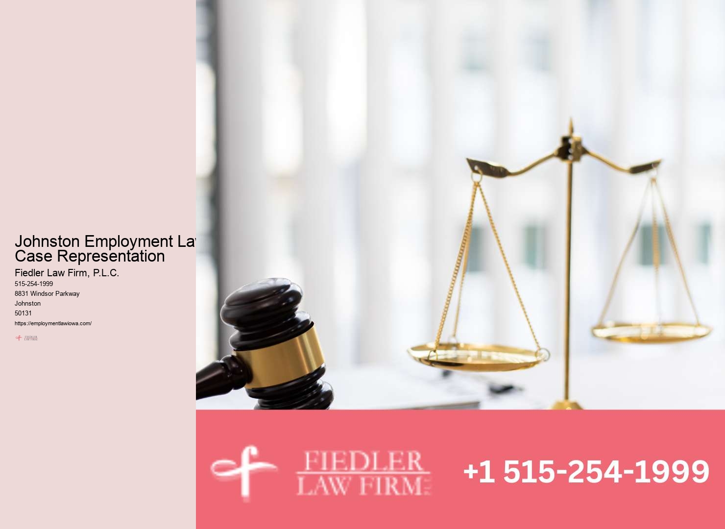 Employment Lawyer Johnston legal aid fees