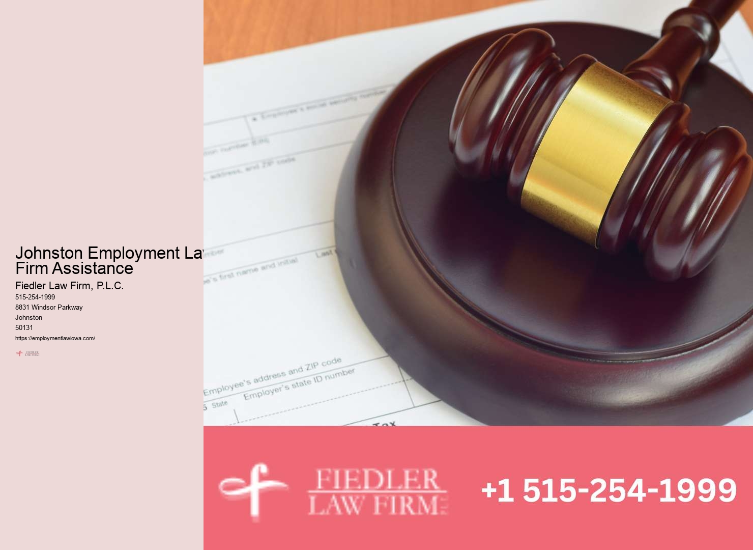 Legal Representation for Workplace Discrimination Johnston