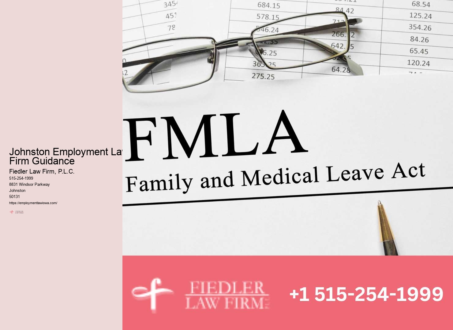 Employment Lawyer Johnston regulations