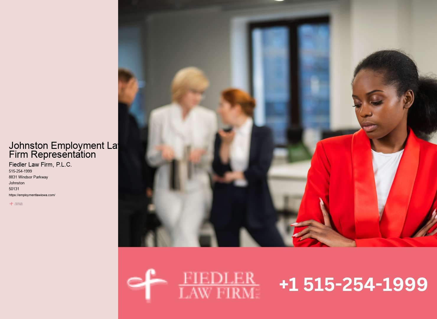 Premier Workplace Discrimination Legal Representation Johnston