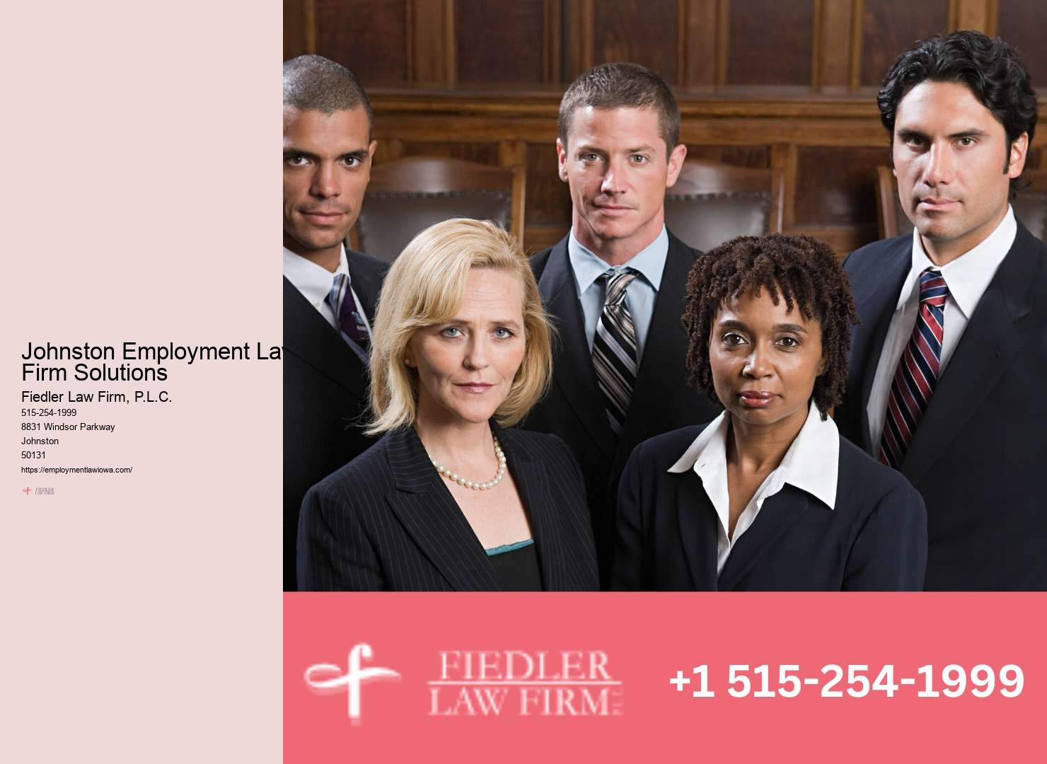Employment Lawyer Johnston legal solution costs