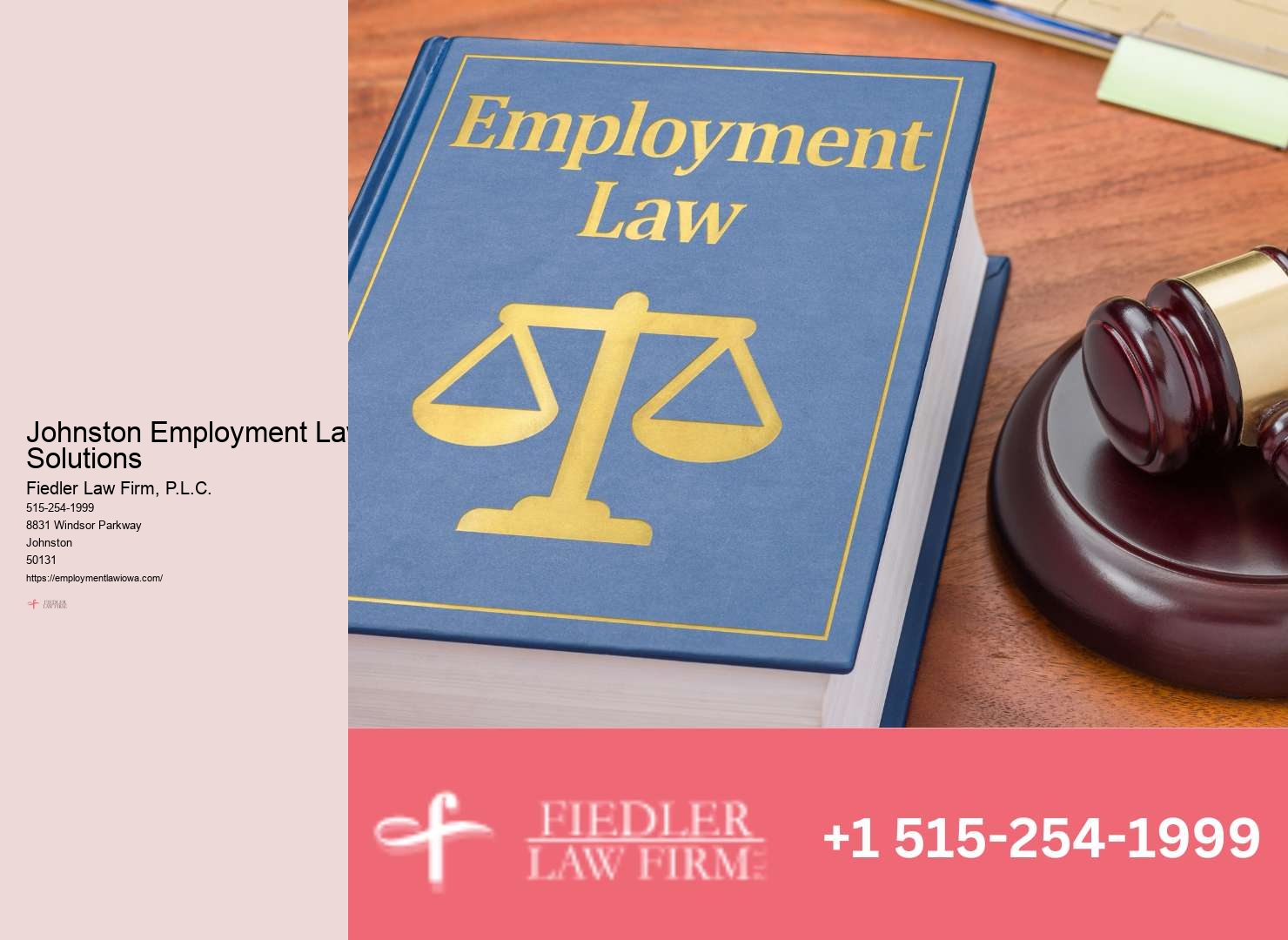 Johnston Employment Law Consultation Firm Guidance Services