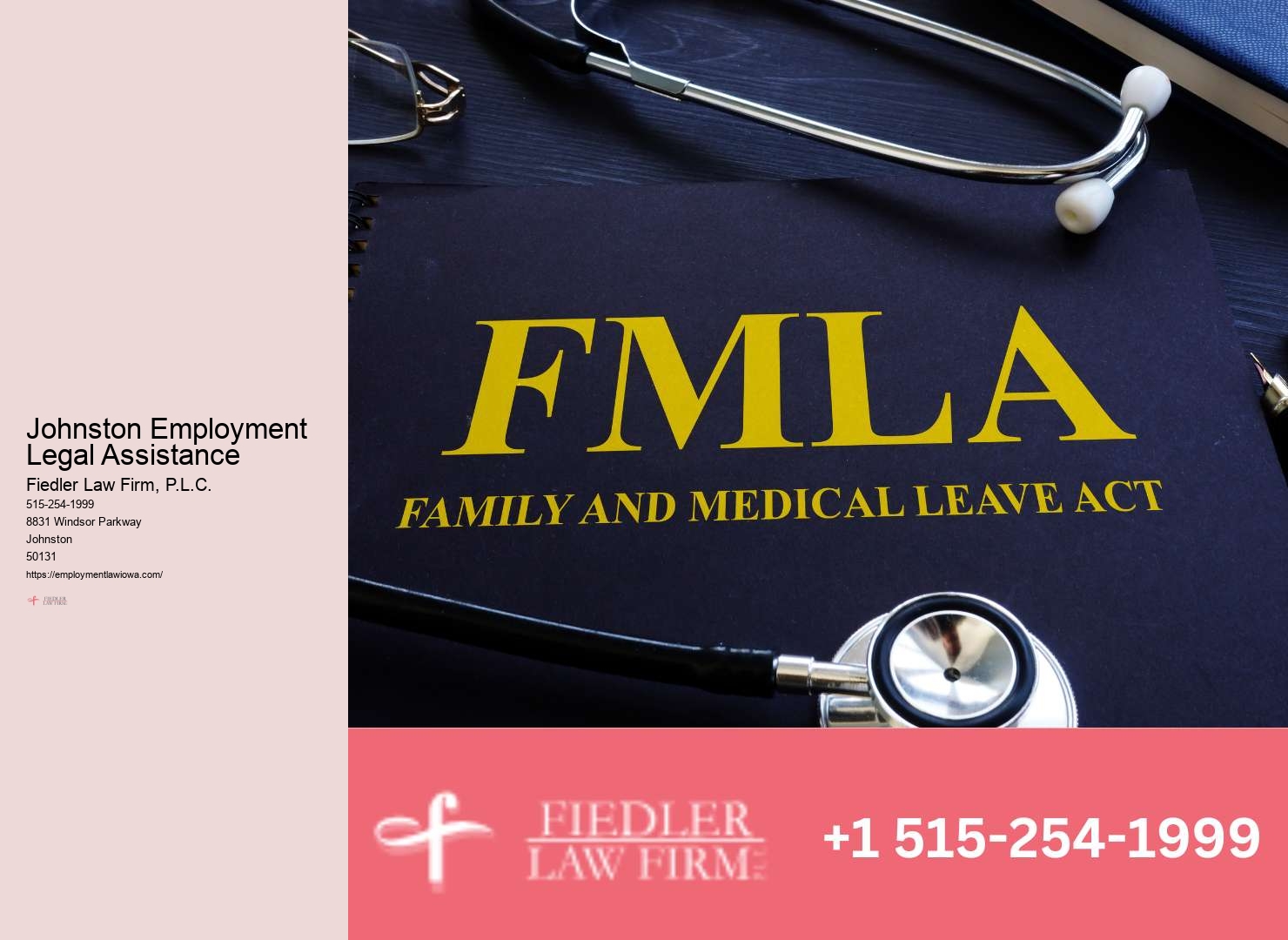 Employment Lawyer Johnston legal advocacy services