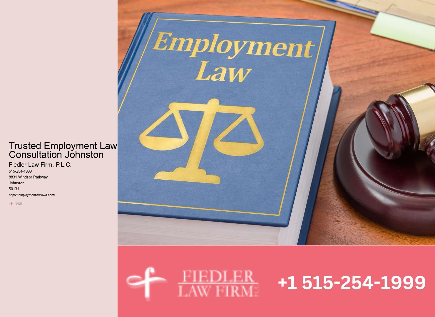 Employment Lawyer Johnston legal advice costs