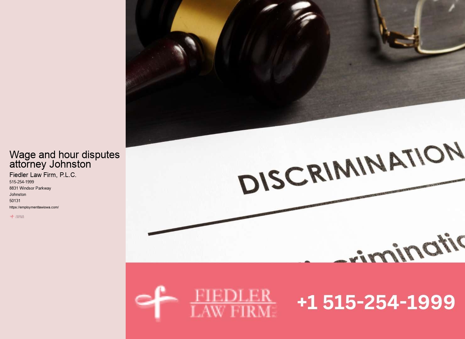 Johnston Employment Law Consultation Firm Support Provider