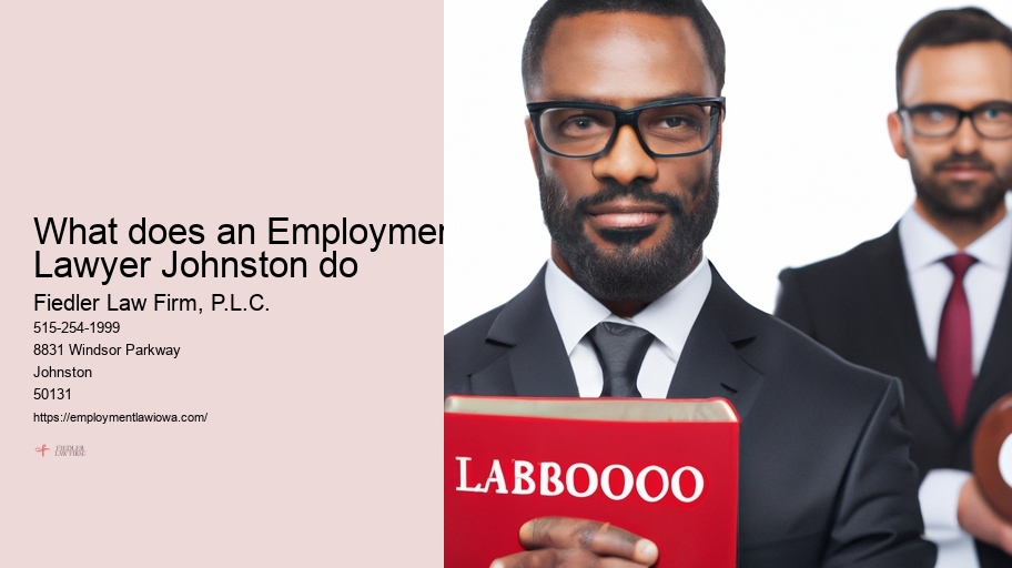 What does an Employment Lawyer Johnston do