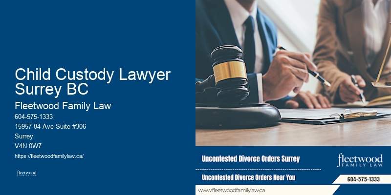 Child Custody Lawyer Surrey BC BC High Conflict Family Law