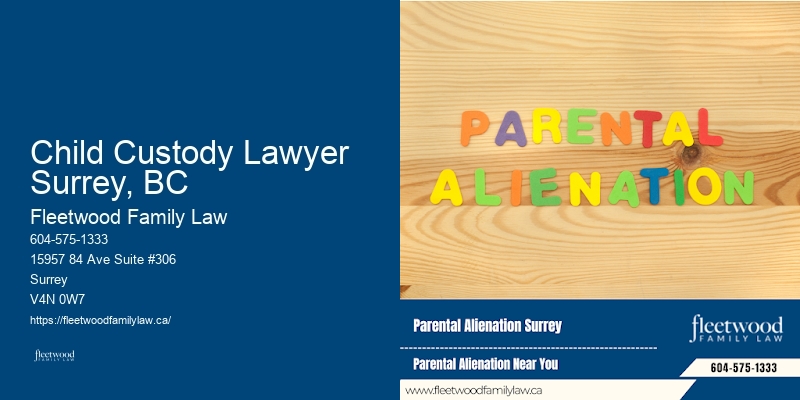 Separation Agreement Child Custody Lawyer Surrey, BC BC