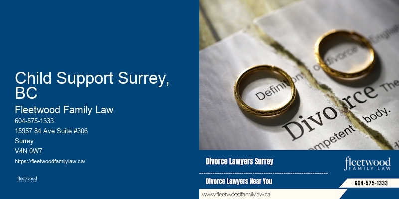 Child Support Surrey, BC Family Law Consultation Services