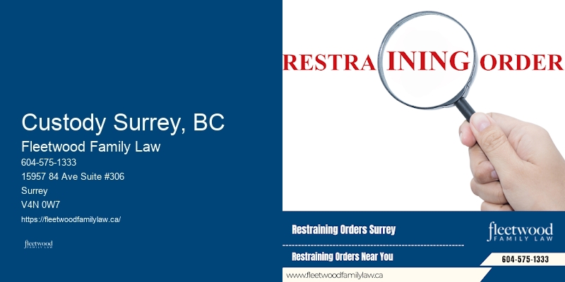 Custody Surrey, BC Domestic Violence Legal Help