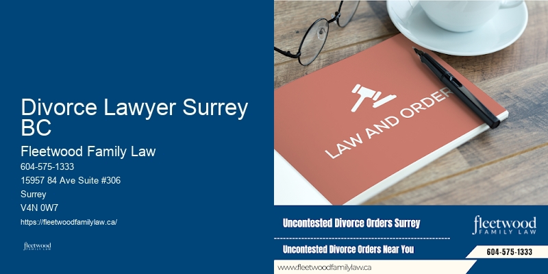 Experienced Family Lawyer Divorce Lawyer Surrey BC