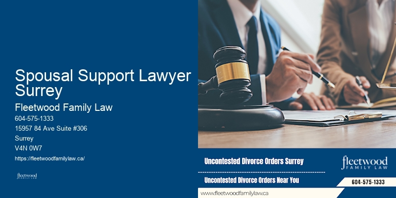 Spousal Support Lawyer Surrey BC Divorce Law Expert