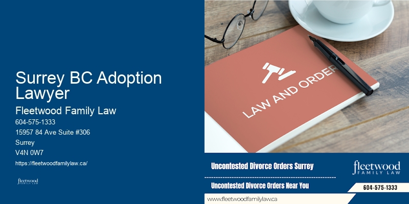 Surrey BC Adoption Lawyer BC Family Law Collaborative Services