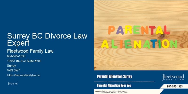 Surrey BC Divorce Law Expert Family Law Specialist