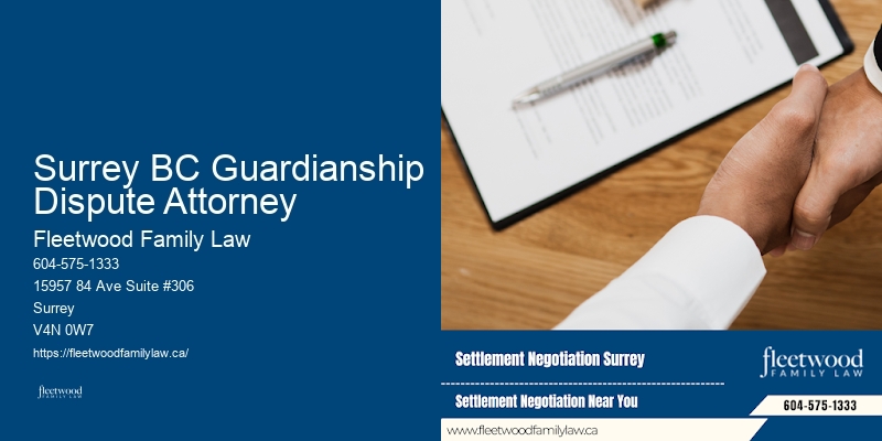 Surrey BC Guardianship Dispute Attorney Divorce Law Firm