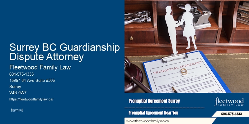 Surrey BC Guardianship Dispute Attorney Divorce Attorney Consultation