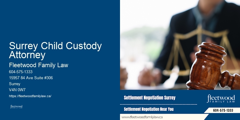 Collaborative Divorce Lawyer Surrey Child Custody Attorney BC