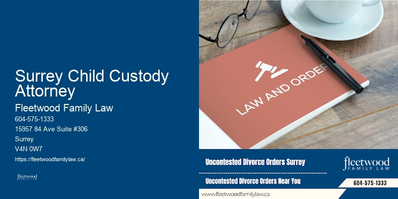 Family Law Attorney Surrey Child Custody Attorney BC Free Consultation
