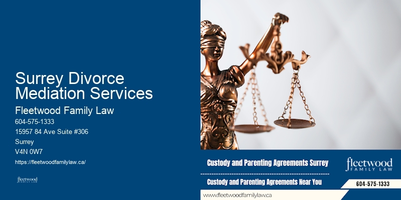 Child Support Disputes Surrey Divorce Mediation Services BC