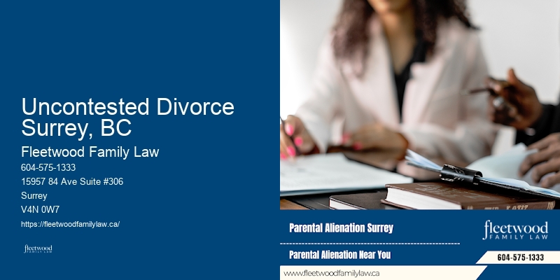 Best Family Law Services Uncontested Divorce Surrey, BC BC