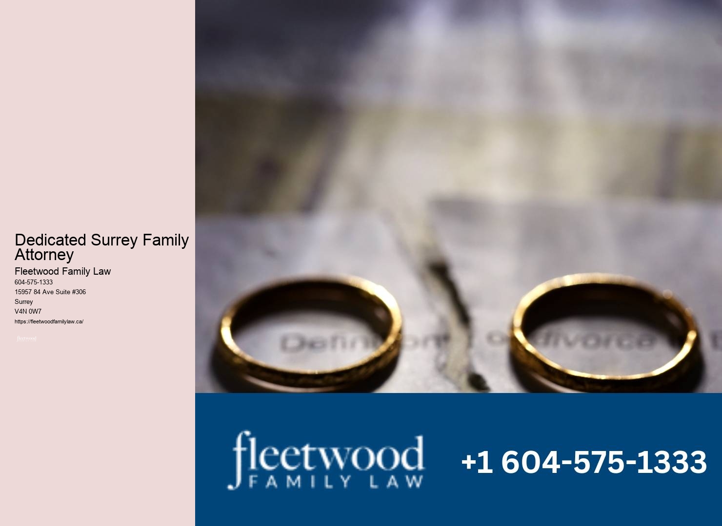Dedicated Surrey Family Attorney Spousal Support Attorney