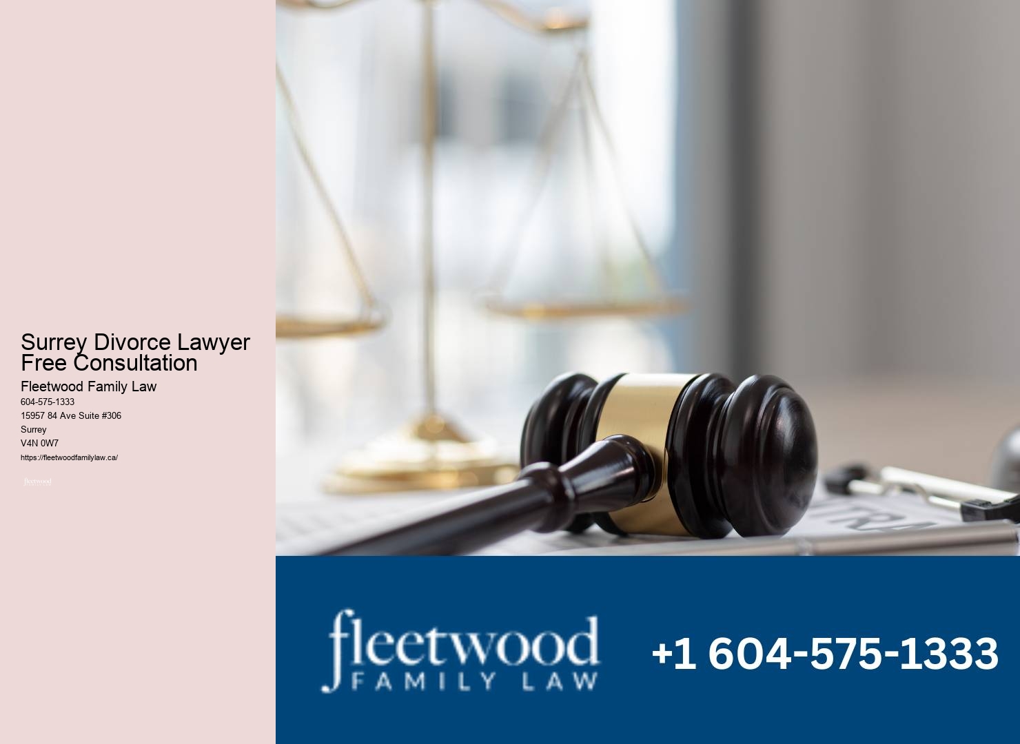 Surrey Divorce Lawyer Free Consultation Family Law Practice Support