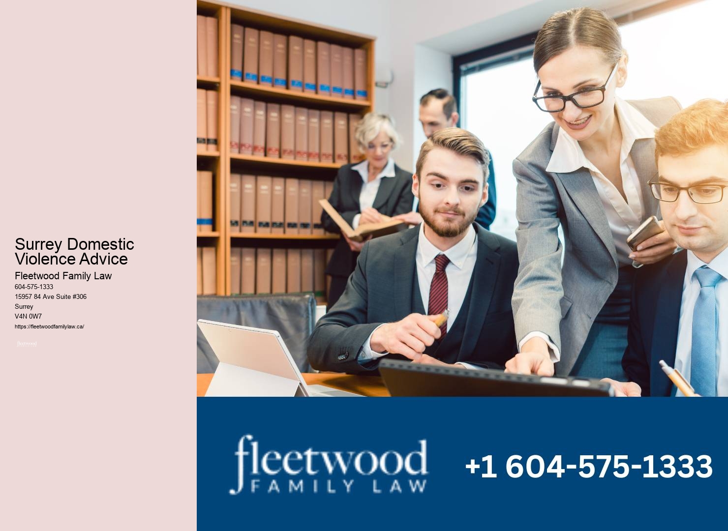 Surrey Domestic Violence Advice Family Law Advocates