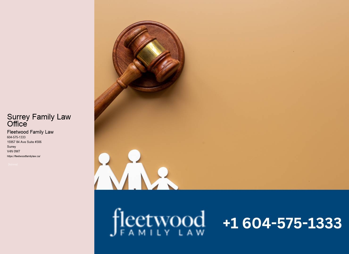 Surrey Family Law Office Divorce Legal Advice
