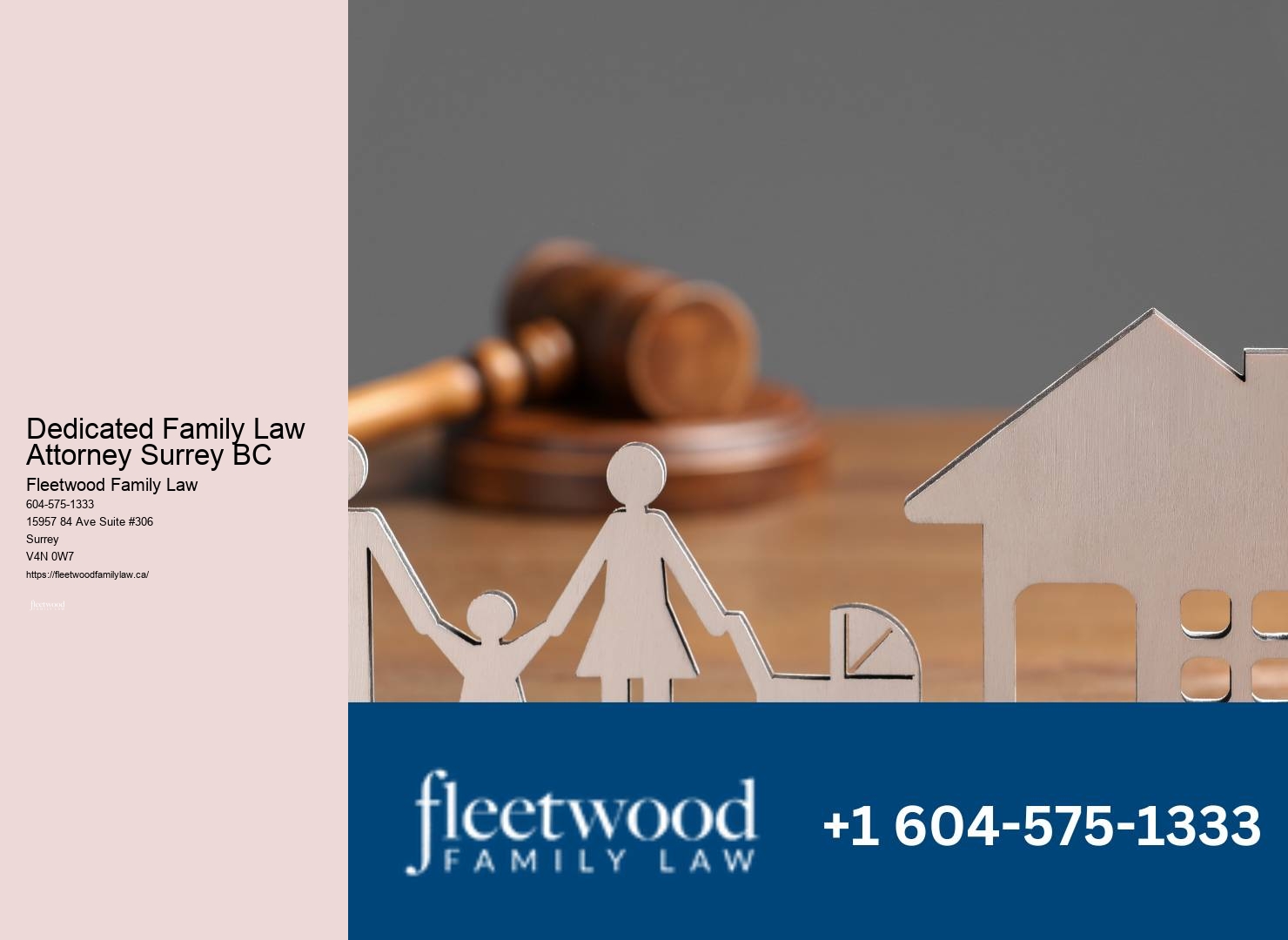 Dedicated Family Law Attorney Surrey BC