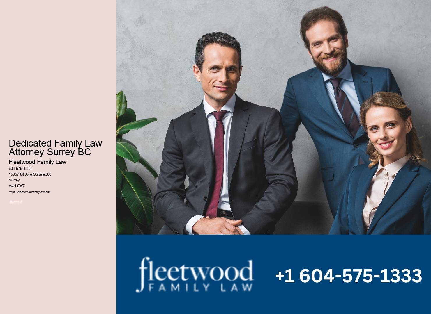 Trusted Family Law Advocate Surrey BC