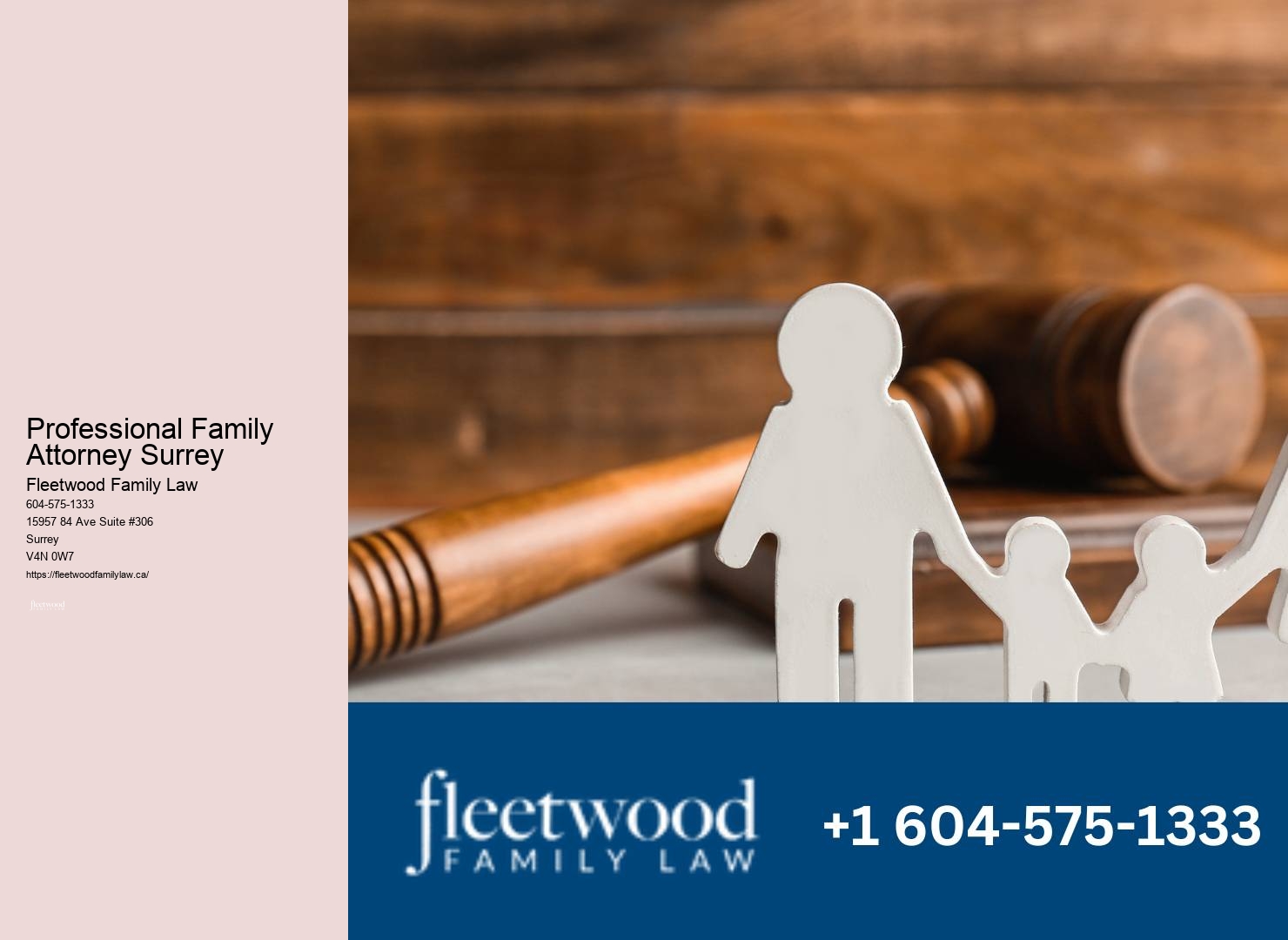 Exceptional Surrey Family Legal Representation