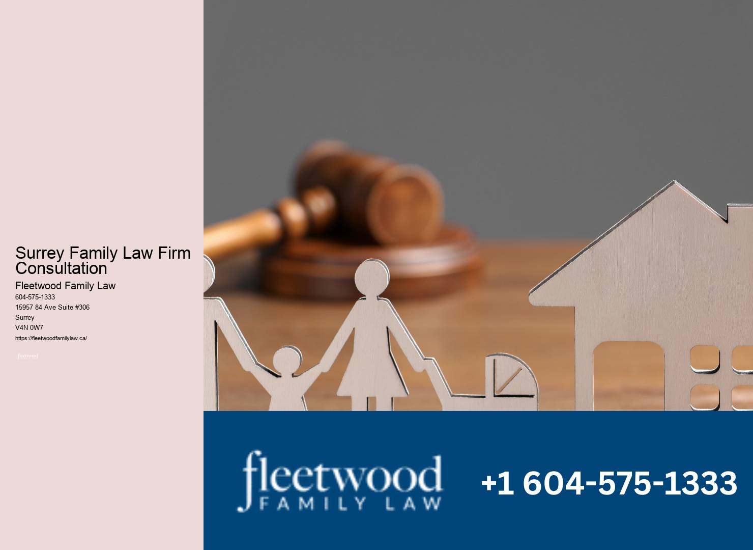 Surrey Family Law Firm Consultation