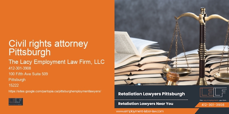 Civil rights attorney Pittsburgh workplace discrimination claims