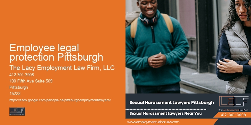 Employment lawyer for disputes Employee legal protection Pittsburgh