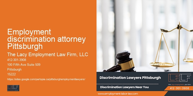 Employment discrimination attorney Pittsburgh legal support for employees