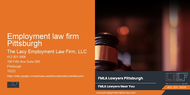 Employment rights consultation Employment law firm Pittsburgh