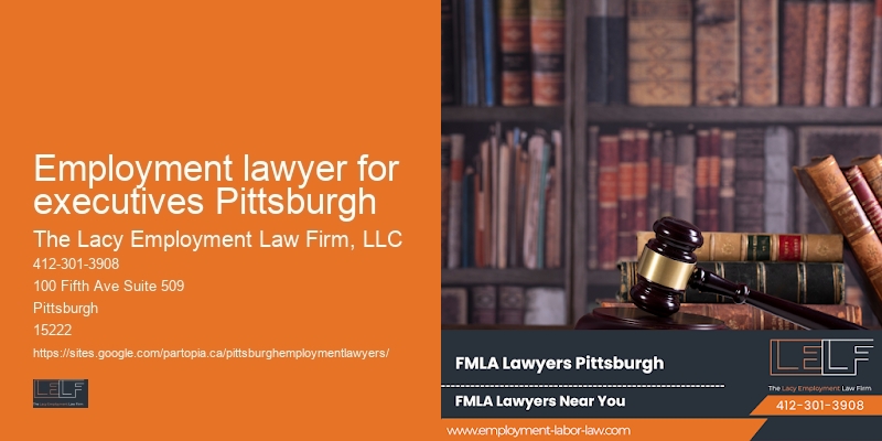 Employment lawyer for executives Pittsburgh workplace injury attorney