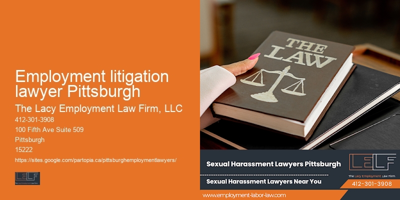 Employment litigation lawyer Pittsburgh employment law negotiation