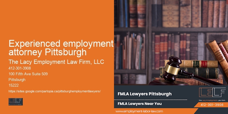 Experienced employment attorney Pittsburgh employment legal consultations