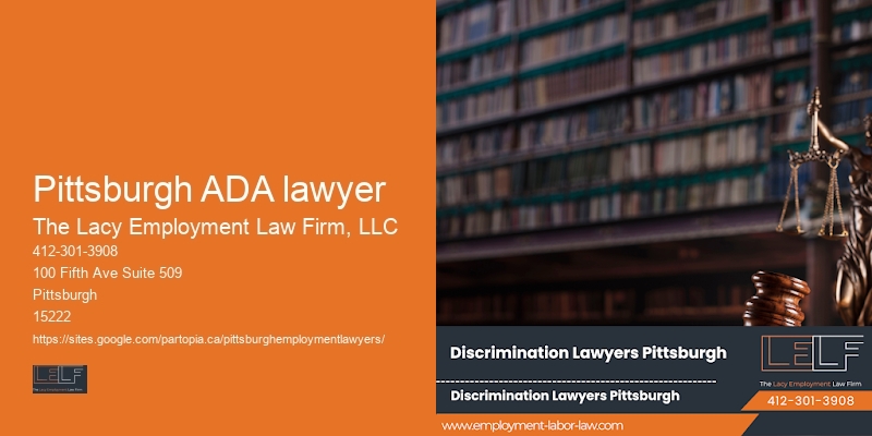ADA compliance lawyer Pittsburgh ADA lawyer