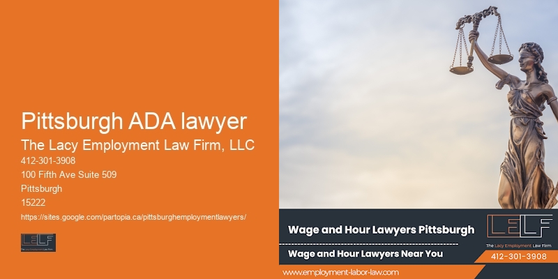 Pittsburgh ADA lawyer workplace legal expert
