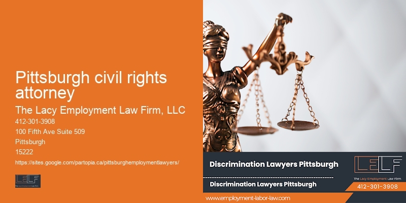 Pittsburgh civil rights attorney severance agreement attorney
