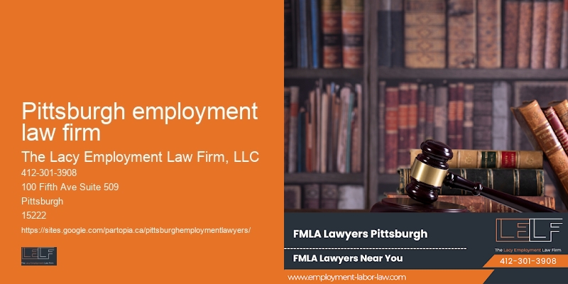 Pittsburgh employment law firm severance package lawyer