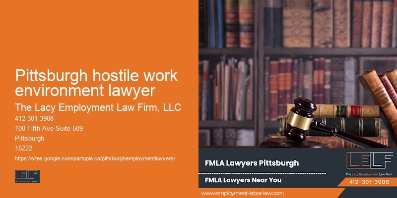 Employment law claims Pittsburgh hostile work environment lawyer
