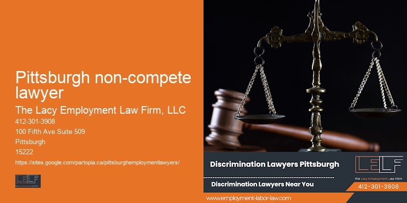 Pittsburgh non-compete lawyer employee compensation attorney