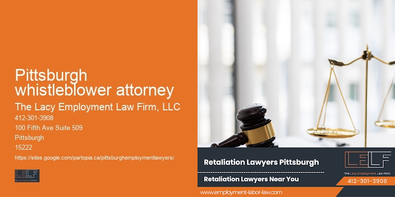 Pittsburgh whistleblower attorney disability attorney