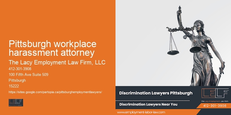 Pittsburgh workplace harassment attorney employment practice lawyer