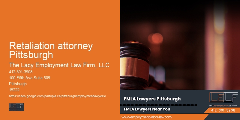 Employee advocacy lawyer Retaliation attorney Pittsburgh
